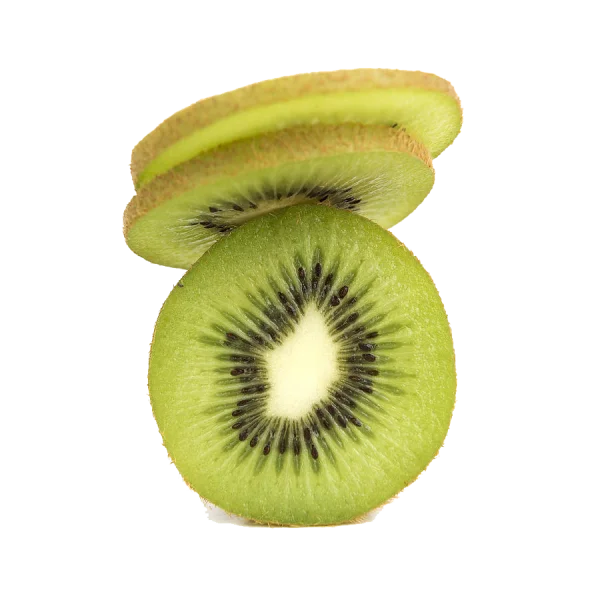 Sliced Kiwi Fruit PNG Transparent Background