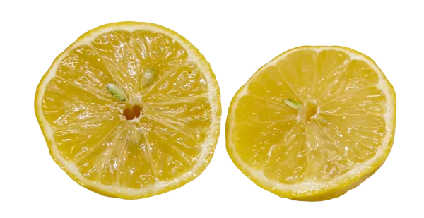 Fresh Sliced Lemons PNG Transparent Background