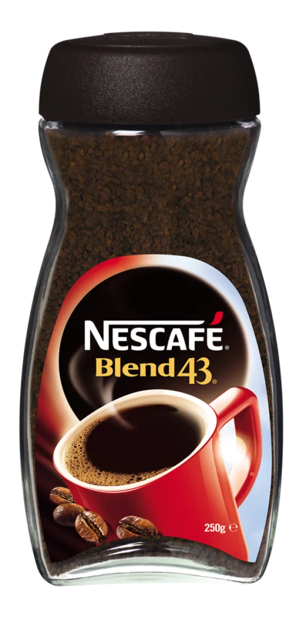 Nescafe Blend 43 Coffee Jar PNG Transparent Background