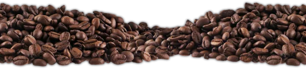 Roasted Coffee Beans Border PNG Transparent Background