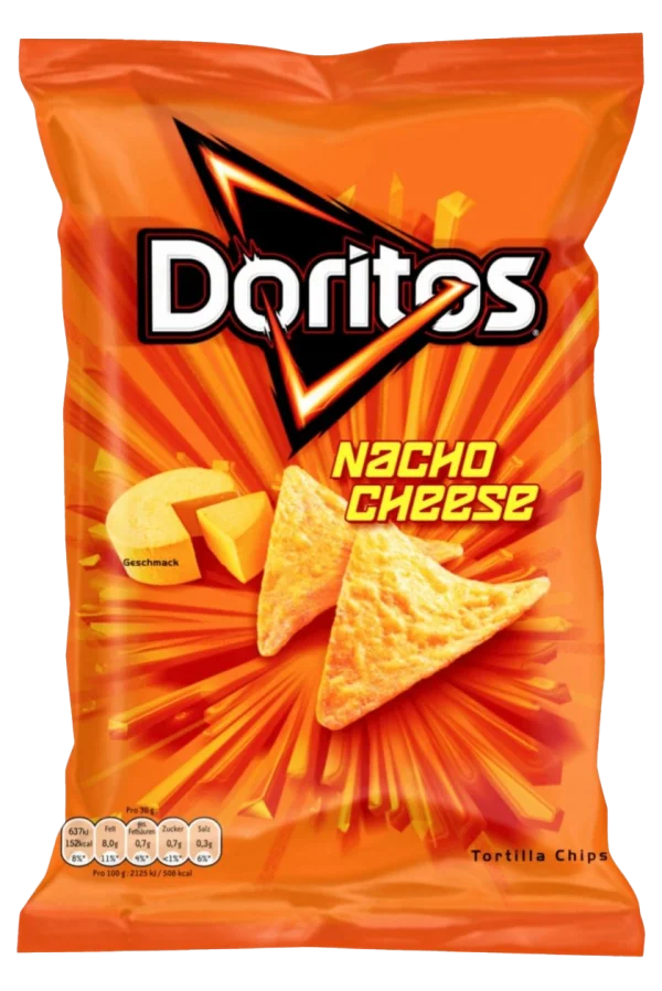 Doritos Nacho Cheese Bag PNG Transparent Background