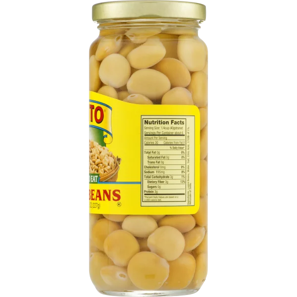 Jar of Lupini Beans PNG Transparent Background
