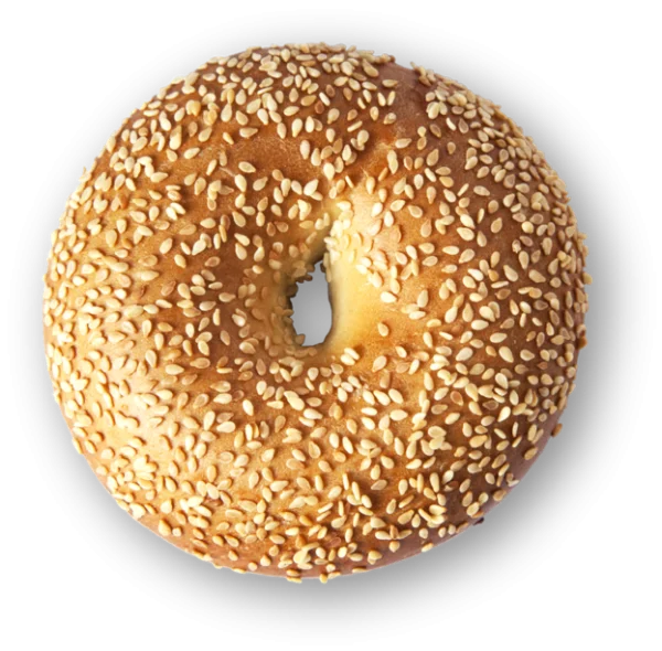 Sesame Bagel PNG Transparent Background