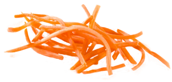 Shredded Carrots Transparent PNG