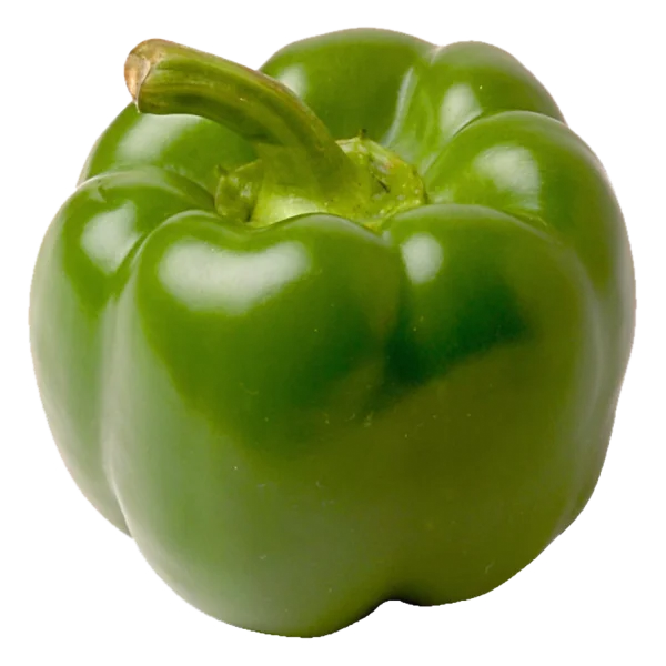 Green Bell Pepper PNG Transparent Background