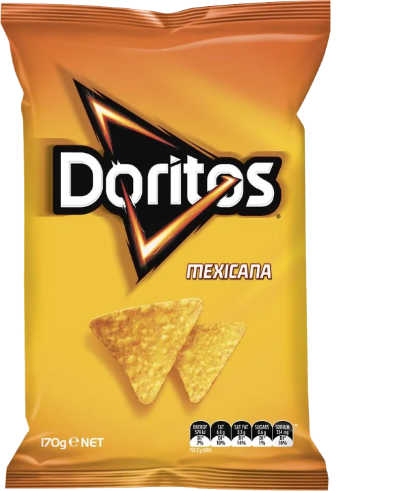Doritos Mexicana Chip Bag PNG Transparent Background