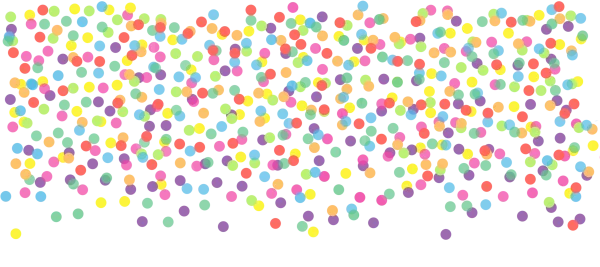 Colorful Scattered Confetti PNG Transparent Background