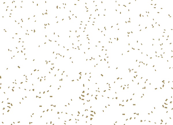Golden Glitter Confetti Transparent Background PNG