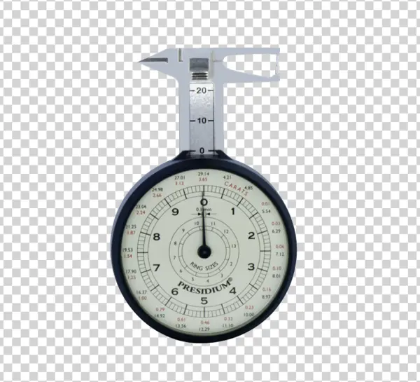 Presidium Digital Gem and Ring Sizer Caliper PNG Transparent Background