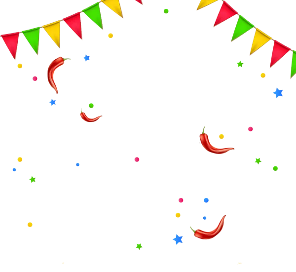 Fiesta Party Celebration Elements PNG Transparent