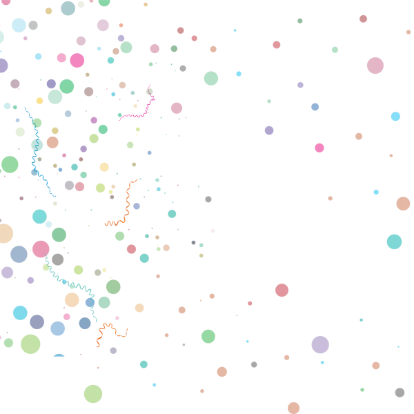 Vibrant Confetti and Streamers PNG Transparent Background