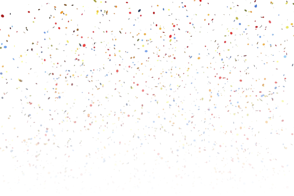 Colorful Confetti PNG Transparent Background