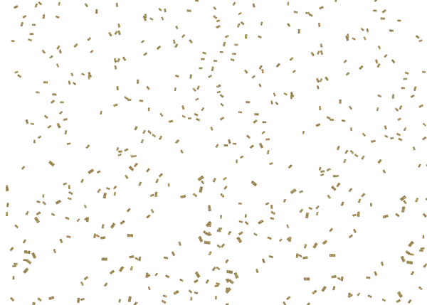 Golden Glitter Confetti Transparent PNG