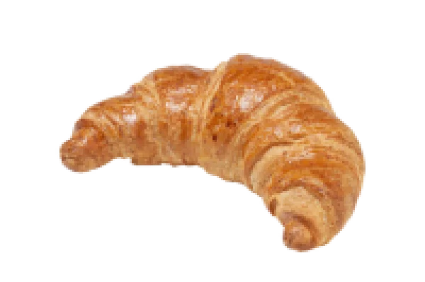 Golden Croissant Pastry PNG Transparent