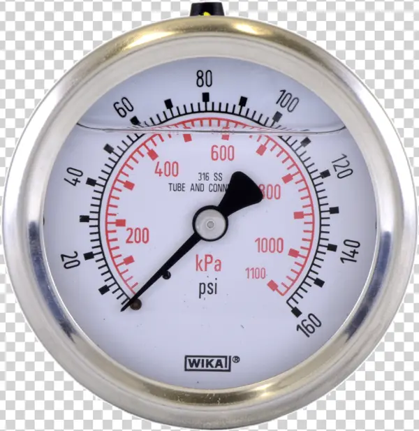 Analog Pressure Gauge PNG Transparent