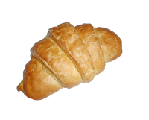Golden Croissant PNG Transparent Background