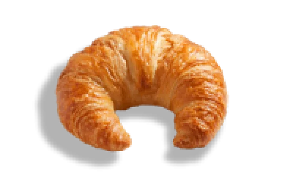 Golden Croissant PNG Transparent Background