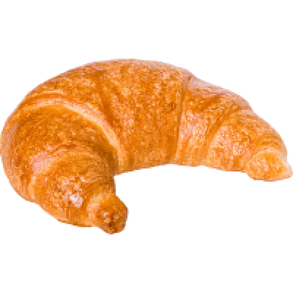 Golden Croissant PNG Transparent Background