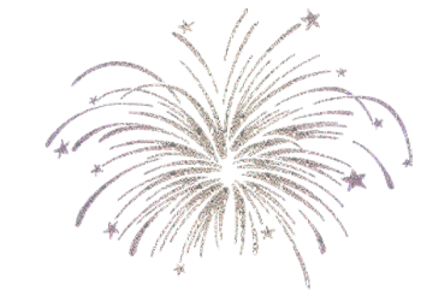 Silver Firework Explosion PNG Transparent