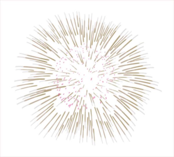 Abstract Pink and White Burst PNG Transparent