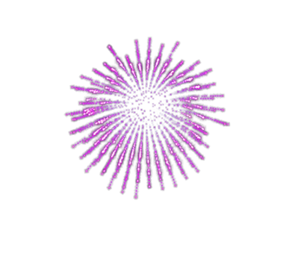 Purple Firework Burst PNG Transparent Background