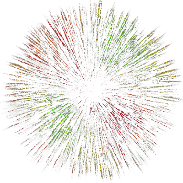 Vibrant Radial Color Burst PNG Transparent Background