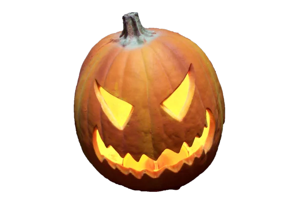 Spooky Halloween Pumpkin Jack-o'-lantern PNG
