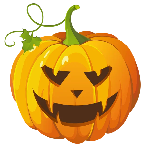 Spooky Halloween Jack-o'-lantern Pumpkin PNG
