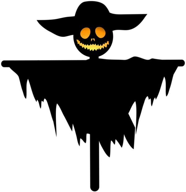 Glowing Jack O Lantern Face PNG