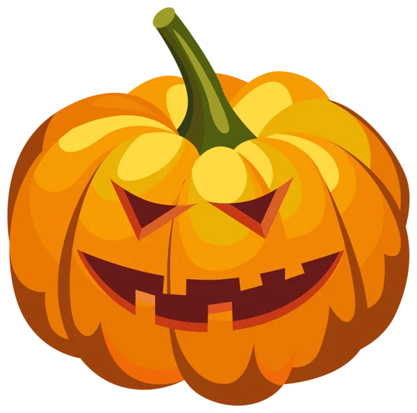 Spooky Jack-o'-Lantern Pumpkin PNG
