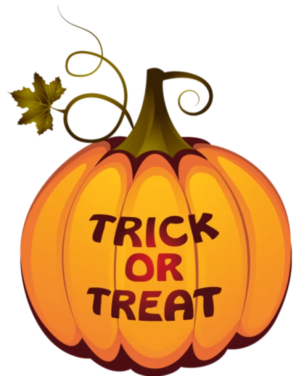 Trick or Treat Halloween Pumpkin PNG