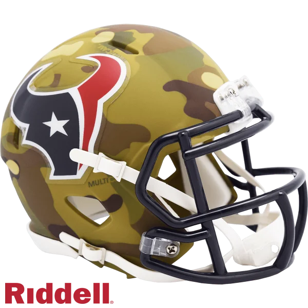 Houston Texans Camouflage Football Helmet PNG