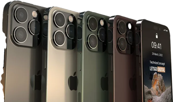 iPhone 14 Pro Lineup PNG Transparent Background