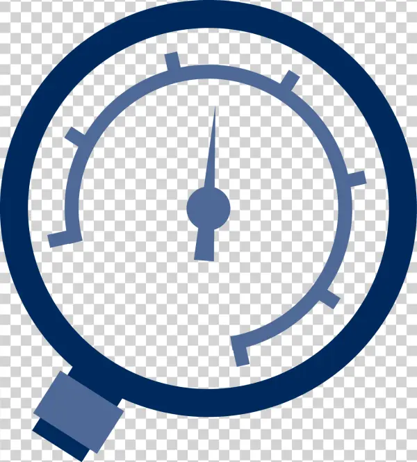 Gauge Meter Icon PNG Transparent Background