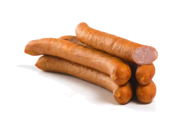 Smoked Sausages Stack PNG Transparent Background