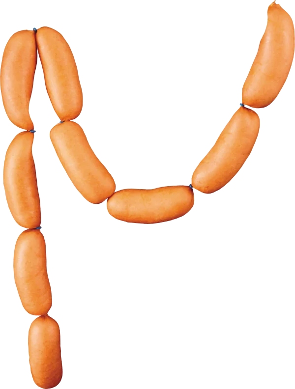 Sausage Chain Transparent PNG