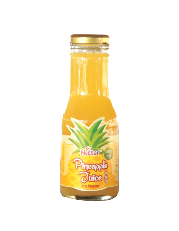 Nictar Pineapple Juice Bottle PNG Transparent Background