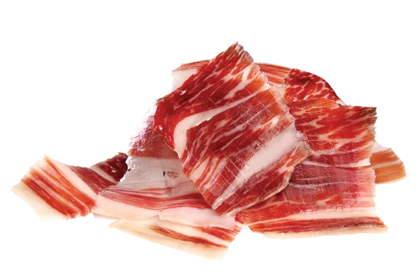 Sliced Jamon Serrano Ham PNG Transparent