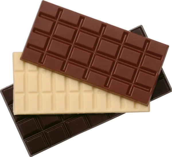 Stacked Chocolate Bars PNG Transparent Background