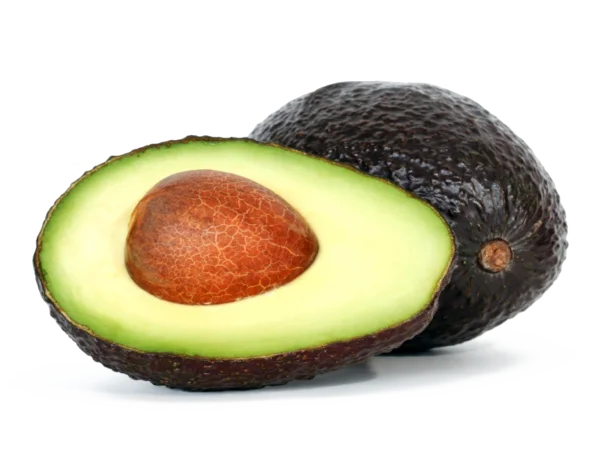 Avocado Whole and Half PNG Transparent Background