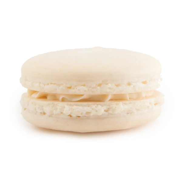 White Macaron PNG Transparent Background