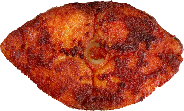 Spicy Fried Fish Steak PNG Transparent Background