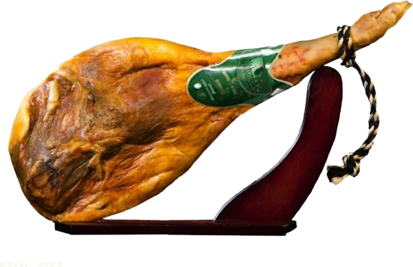 Jamon Serrano Leg on Stand PNG Transparent Background