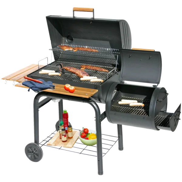 Outdoor Charcoal BBQ Smoker Grill PNG
