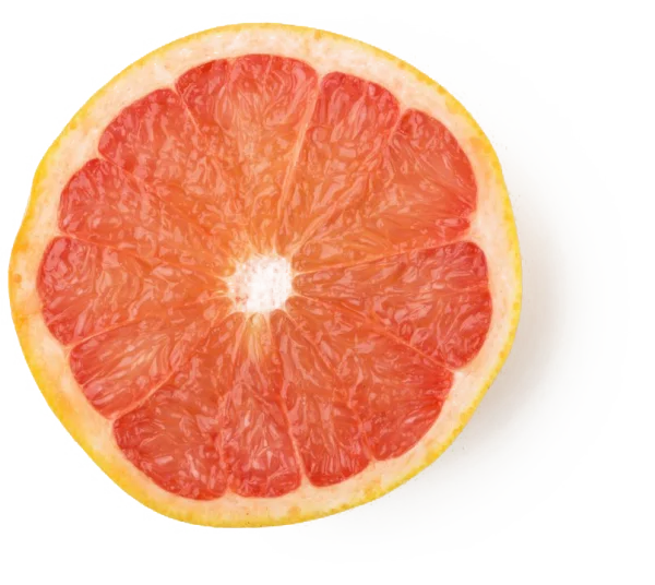 Pink Grapefruit Half PNG Transparent Background