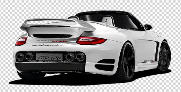White Gemballa Avalanche GTR 670 Sports Car PNG