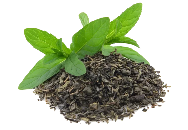 Mint and Green Tea Leaves PNG