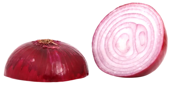 Red Onion Halves Transparent PNG