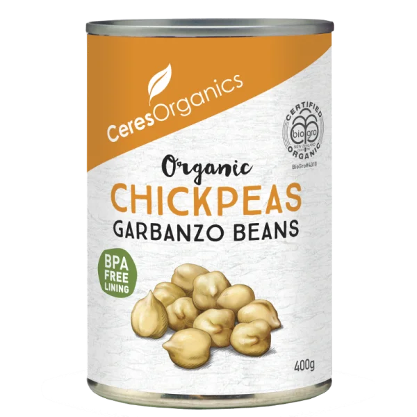 Ceres Organics Organic Chickpeas Can PNG