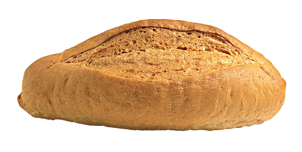 Rustic Whole Wheat Bread Loaf PNG Transparent